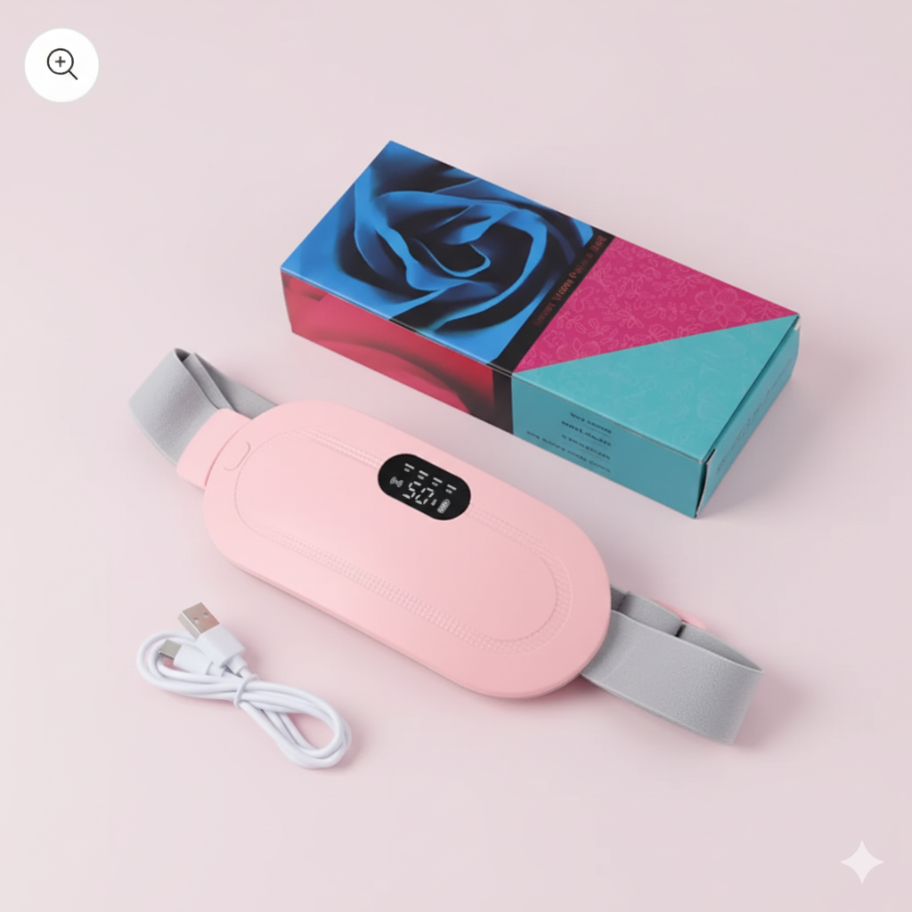 Ceinture chauffante menstruelle, soulagement instantané