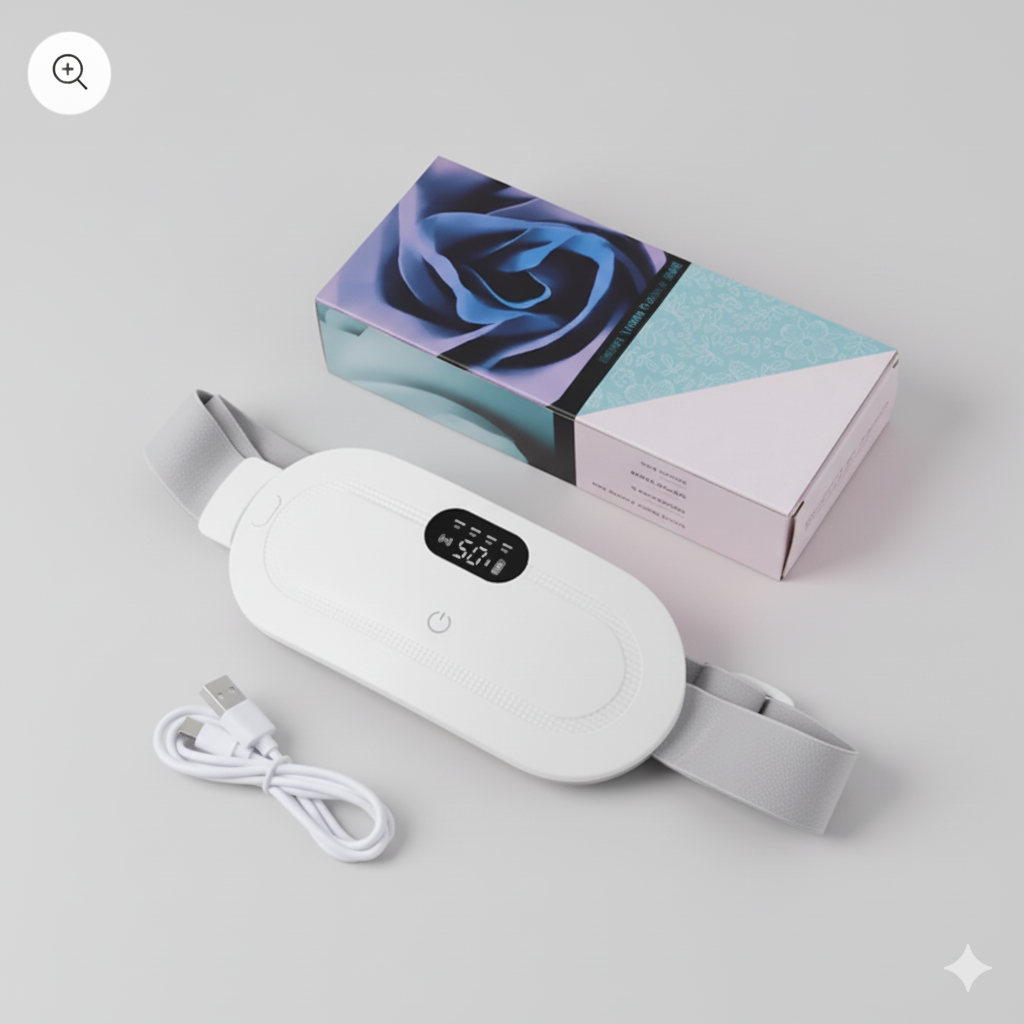 Ceinture chauffante menstruelle, soulagement instantané